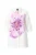 Ulla Popken Blouse  lila / mauve / wit