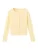 MANGO Gebreid vest ‘Gracie’  geel