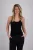 Yaya Basic singlet Zwart dames