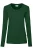 HAKRO Regular Fit Dames T-shirt groen, Effen