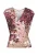 LASCANA Top  taupe / bessen / rosa / wit