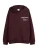 Bershka Sweatshirt  donkerrood / wit