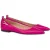 Moschino Pearls Nappa Leather Ballet Flats Fuchsia