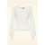 Laci Chevron gebreide top in ivoor