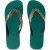 Python Bronze Flip Flop Bosgroen