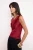 TRENDYOLMİLLA Dames Rood Effen Mouwloos Regular fit Blouses