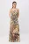 TRENDYOLMİLLA Dames Bruin Dierenprint Maxi Mouwloos Recht Avond & Gala Jurk