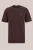 Fundamentals – Heren regular fit T-shirt met embroidery – Regular fit – Donkerbruin – Katoen –