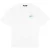 Malelions Men Oversized Split T-Shirt | White/Turquoise
