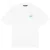Malelions Men Oversized Split T-Shirt | White/Turquoise