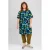 STUDIO blousejurk Plus Size met print – donkerblauw