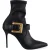 Balmain Anthem 95MM enkellaarzen Zwart
