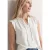 Street One Dames Top met structuurmix en gehaakte details in Wit
