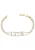 faina Armband  goud / transparant