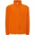 JHK Heren fleecevest met volledige rits (Oranje)