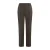 Claudia Sträter wide leg high waist pantalon donkerbruin
