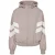 Dames sweatshirt met capuchon Urban Classics crinkle batwing (Grandes tailles)