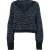 Boss Dames/Dames Metallic Thread Regular Sweater Top met lange mouwen (Zwart Gemengd)