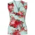 Chique mouwloze top met bloemenprint en gedrapeerde halslijn.