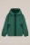 WE Fashion – Jongens waterafstotend windjack met capuchon – Regular fit – Donkergroen –
