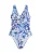 Next Shaping-badpak  neonblauw / donkerblauw / wit