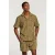 Shiwi Men Toweling Shortsleeve Shirt Dark Moss Green