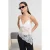 TRENDYOLMİLLA Dames Wit Bloemen Mouwloos Getailleerd Blouses