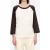 A.P.C. T-shirt 3/4 Sleeve Contrast Beige/brown