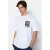TRENDYOL MAN Heren Wit Grafisch Kort Oversized T-shirts