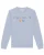 Watapparel Sweatshirt ‘ Spread Love not Hate ‘  lichtblauw / gemengde kleuren