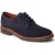 Base London Mawley Leren Herenschoenen In Marineblauwe Oxford-Stijl