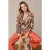 Summum Woman Blazer Painted Flower Co/ea Multicolour