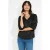 LOLALIZA gebloemde blouse zwart