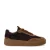 Sacha suède sneakers met ponyhair bordeaux/camel