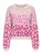ONLY Trui ‘ONLALLIE’  pink / rosa / wit