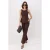 TRENDYOLMİLLA Dames Bruin Effen Wijde pijp Hoge taille Jeans