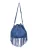 Roberta M Blauw Rundleer Tas