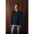 Gestreend T-shirt met lange mouwen en ronde hals