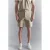 Mango Man regular cargo short beige