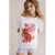 WE Fashion denim slim short lila