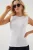 Aansluitende Mouwloze Body met Ronde Hals