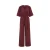 WE Fashion jumpsuit donkerrood