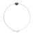 Diamond Bracelet 0060 Cts en Tahitian Pearl Ronde 8-9 mm 925