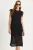 Gestructureerde Midi-jurk met Rimpeldetail