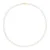 Gouden Ketting – Rij van Echte Zoetwaterparels Barok 6-7 mm