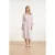 Smashed Lemon Gestreepte maxi-jurk met tailleceintuur |