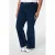 MS Mode high waist flared jeans dark blue denim