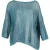 Missoni gebreide losse tuniek in turquoise polyester