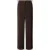 Zero Corduroy broek met persplooien en achterzakken