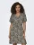 Only Onlevida S/s Short Dress Wvn Noos Zomerjurkjes Pumice Stone Alma Heart Leo